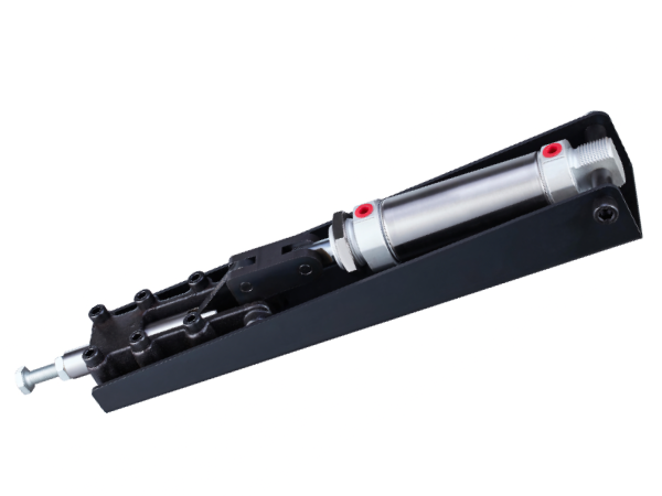 DST-31200-HL-A Pneumatischer Schubstangenspanner/Schubstangen-Pneumatikspanner in schwerer Ausführung, Kolbenhub 32mm