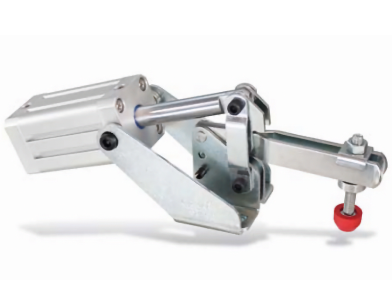 P52 Pneumatic toggle clamp with horizontal cylinder attachment
