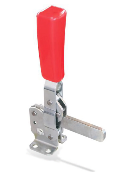M10 Vertical toggle clamp with horizontal base and open clamping arm