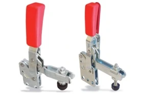 M11 Vertical toggle clamp with vertical base and open clamping arm