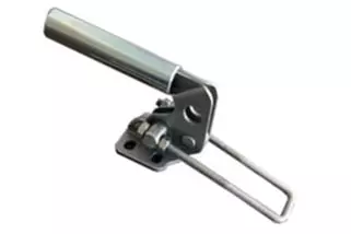 M40Y Hook type toggle clamp with horizontal base and stainless steel grip