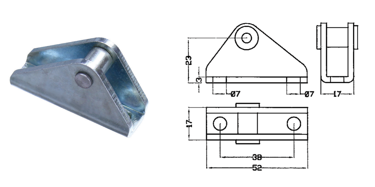 MS46K/1 Gegenhalter für Verschlussspanner M46K