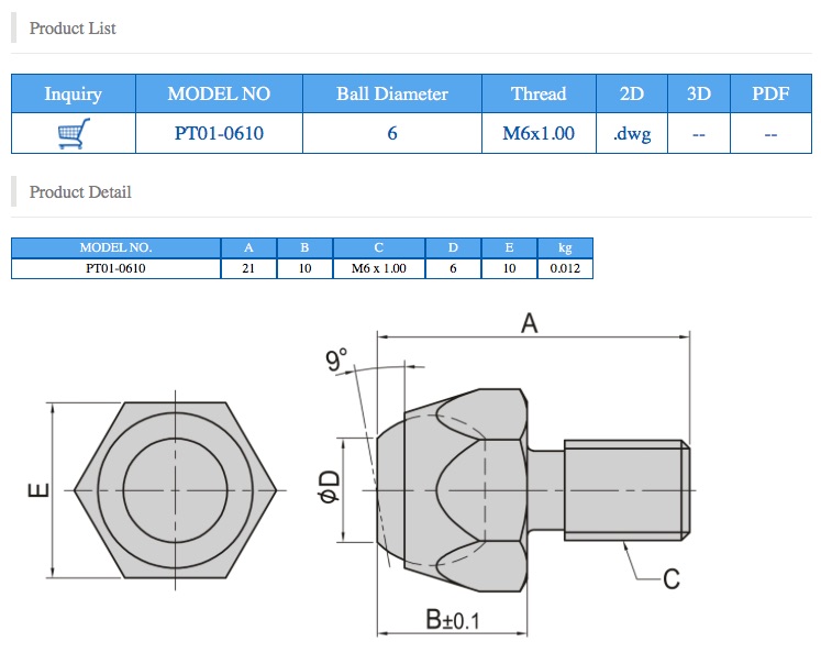 PT01-0610 Pendelauflage plan