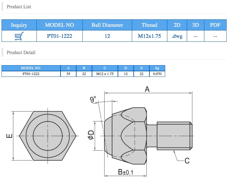 PT01-1222 Pendelauflage plan