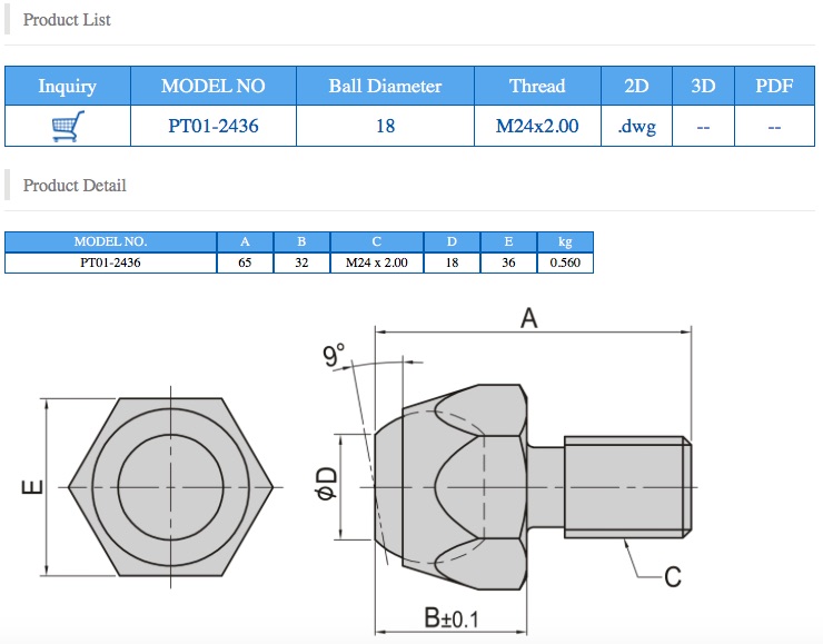 PT01-2436 Pendelauflage plan