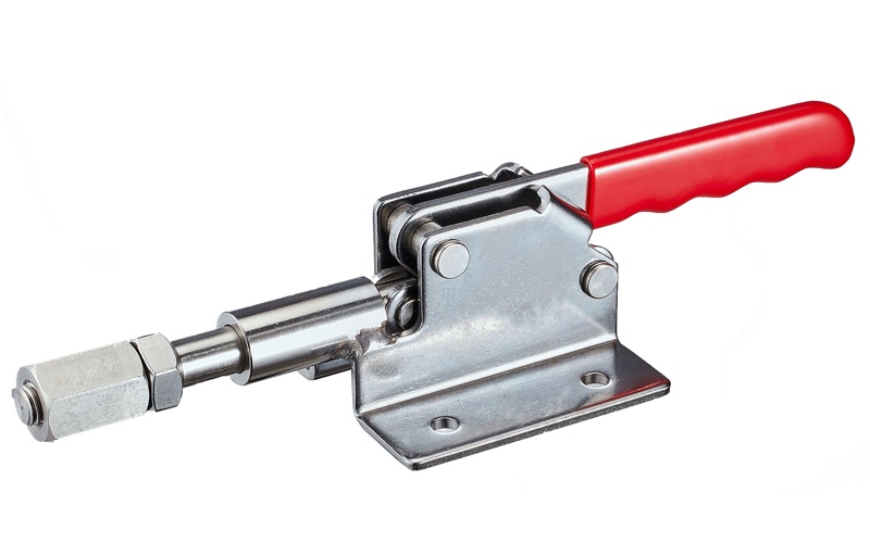 DST-302-DMSS Schubstangenspanner flache Bauform 12mm Hub 1600N EDELSTAHL