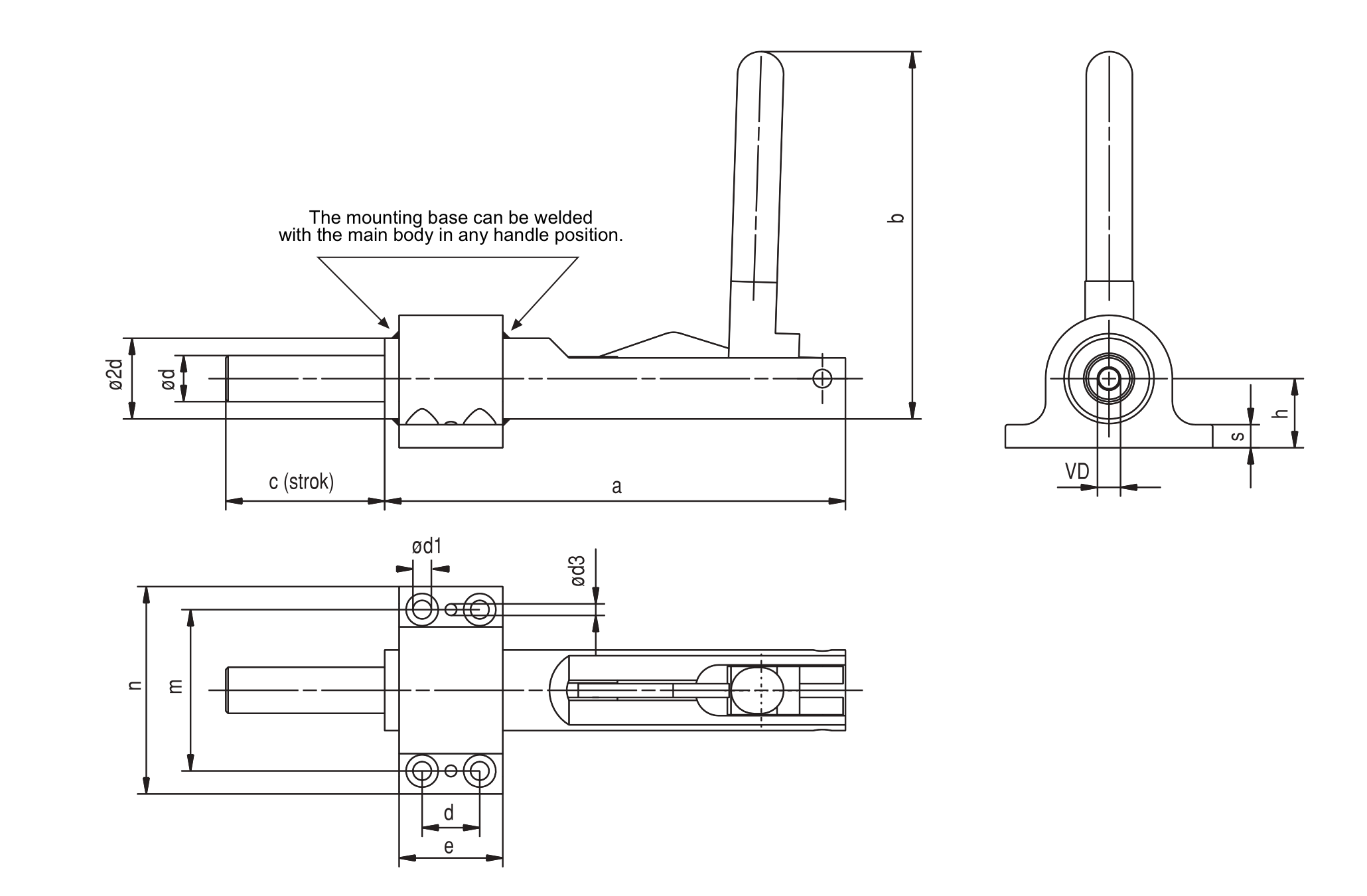 Technische Zeichnung M68
