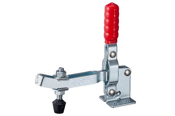 DST-101-EU Senkrechtspanner-Vertikalspanner, waagrechter Fuß, langer, nach oben gebogener U-Spannarm 1800N