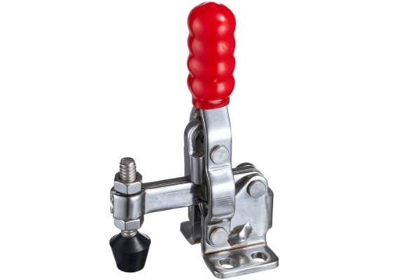 DST-12050-SS Senkrechtspanner Vertikalspanner waagrechter Fuss EDELSTAHL 910N