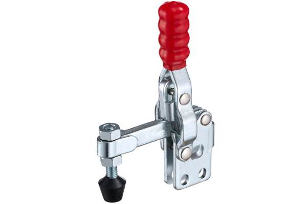 DST-12065 Senkrechtspanner-Vertikalspanner senkrechter Fuss massiver Spannarm lang 910N