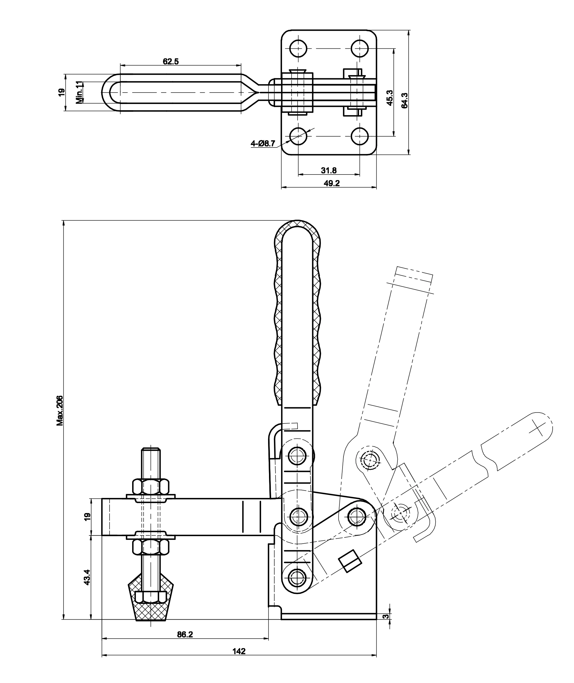 Technische Zeichnung DST-12265