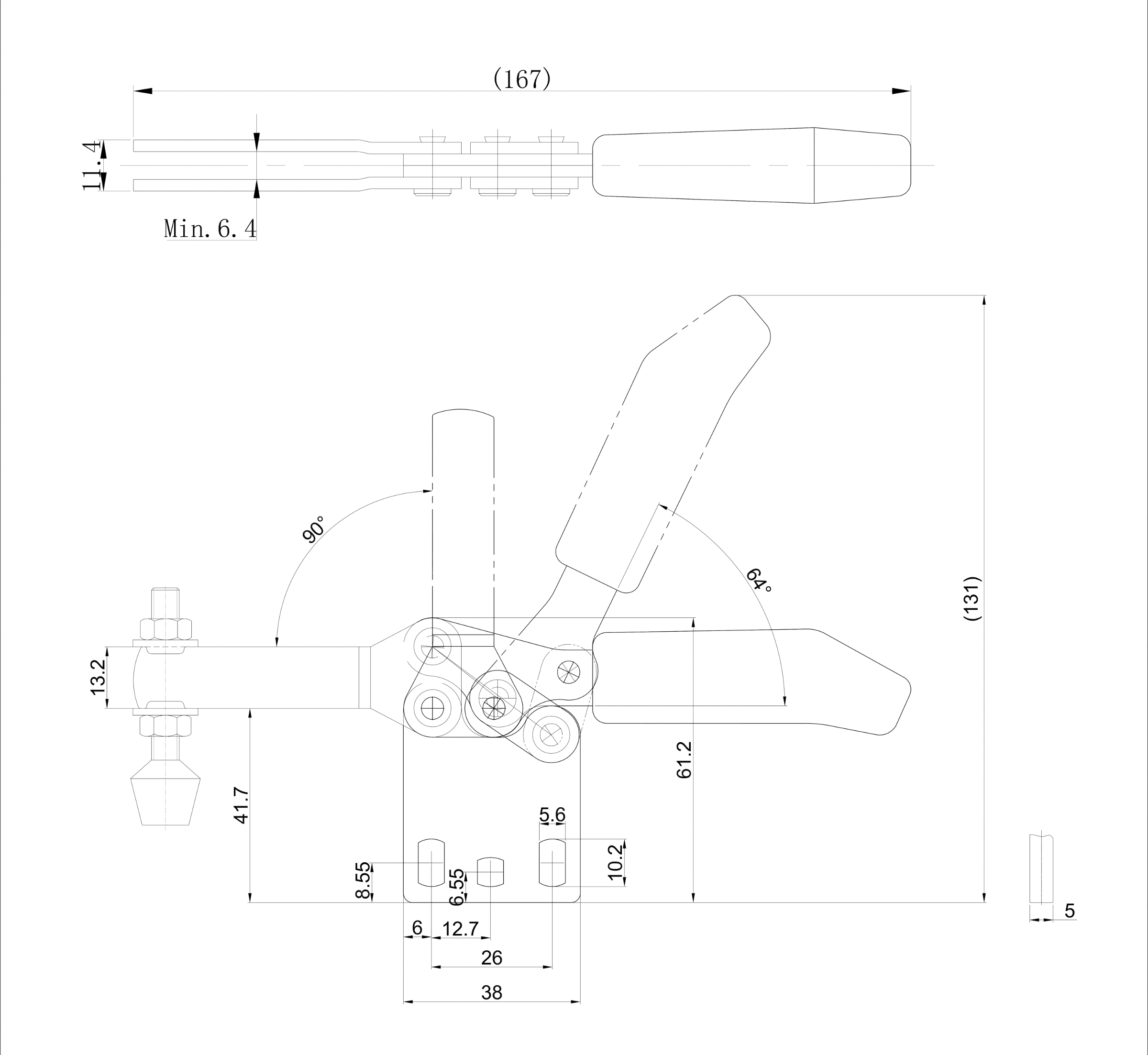 Technische Zeichnung DST-2602-B