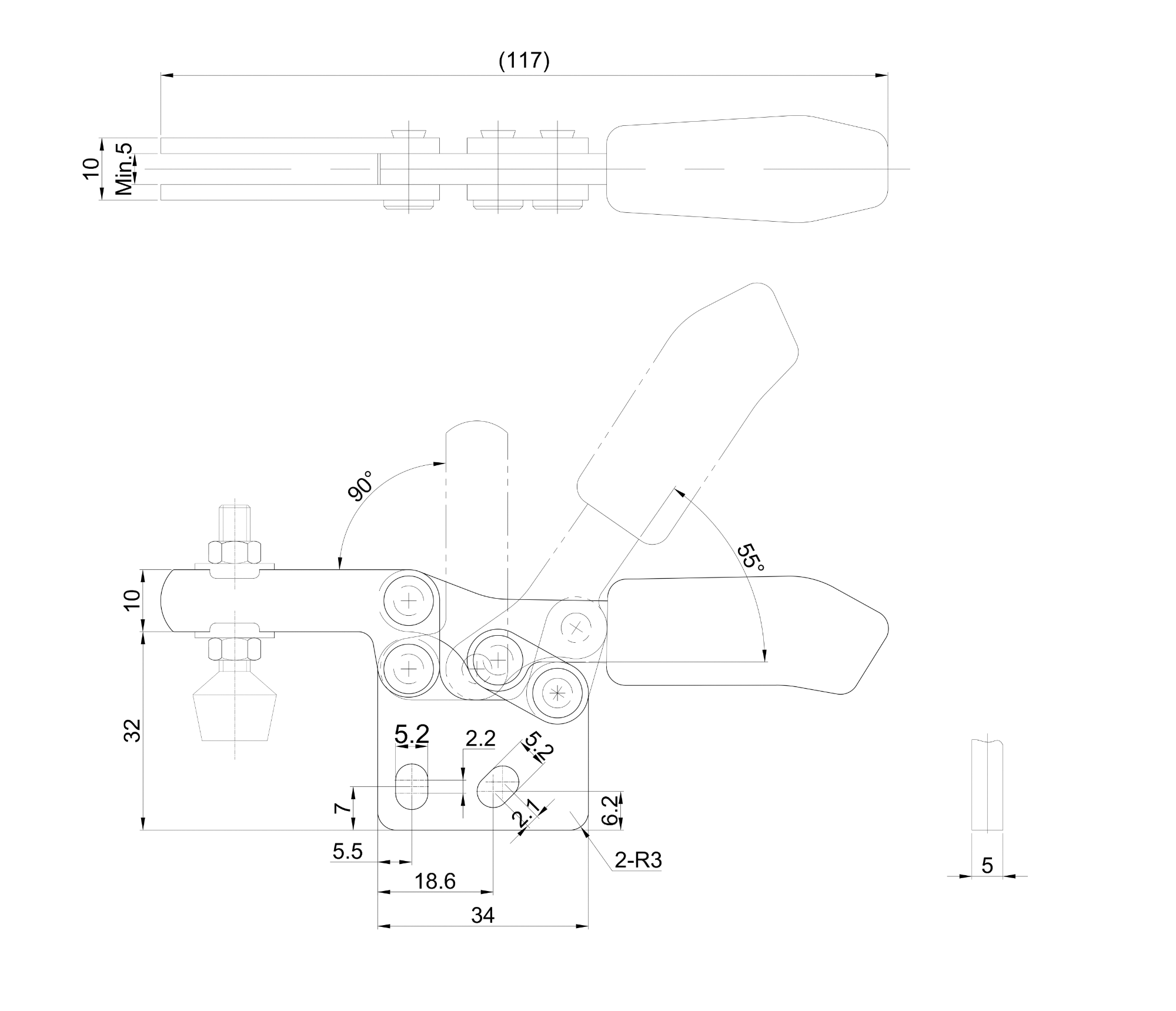 Technische Zeichnung DST-2604-B