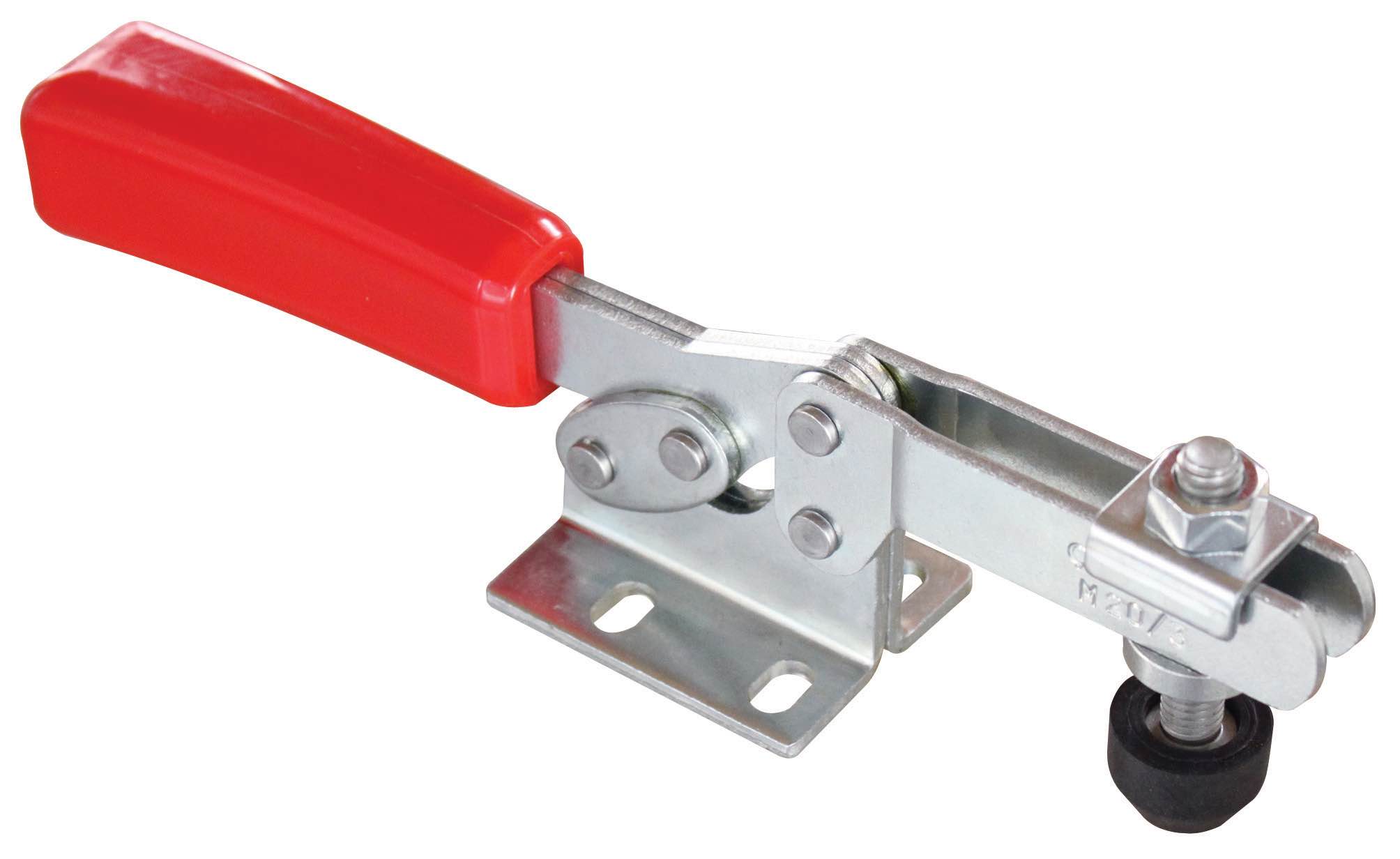 M20 Waagrechtspanner mit waagrechtem Fuß und offenem Haltearm